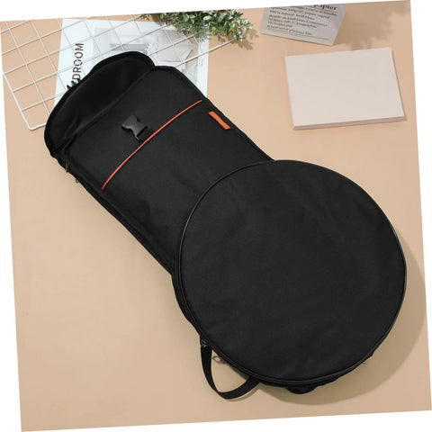 Portable Drum Pouch With Waterproof Mallet Storage For Percussion Gear And Snare Drum Essentials Hella Tough Oxford Fabric Bag laying flat