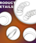 Six Piece Transmission Drain Plug Crush Washer And Rear Differential Gasket Kit with aluminum seals and washers