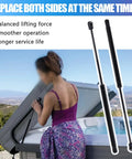 Pro Grade 20 Inch Gas Spring Cover Lifter Kit Offering Sixty Pound Drag For Spa Hot Tubs, smooth lifting at spa.