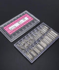 Watch Band Pins Kit 270 Pcs 1.8mm Metal Spring Bar Set with compartment box for DIY repair and jewelry making.