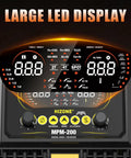 Close-up of control panel with large LED display on 8 In 1 Welding Machine All In One Plasma Cutter And Multi Process Welder 200A