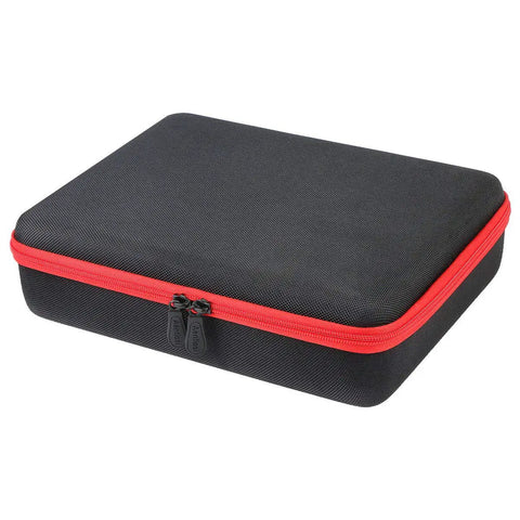 Hard Carrying Case Replacement For Milwaukee M12 Hammer Drill MLW2504-20 And 2407-20 with EVA shell and red zipper