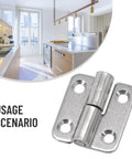 Lifting Flag Hinge 37x33mm detachable removable hinge for doors cabinets; shown in a modern kitchen setting.