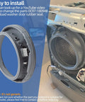 Visible: Easy install Door Seal For Samsung Front Load Washing Machine Stops Leaks Between Tub And Door DC97-18094B.