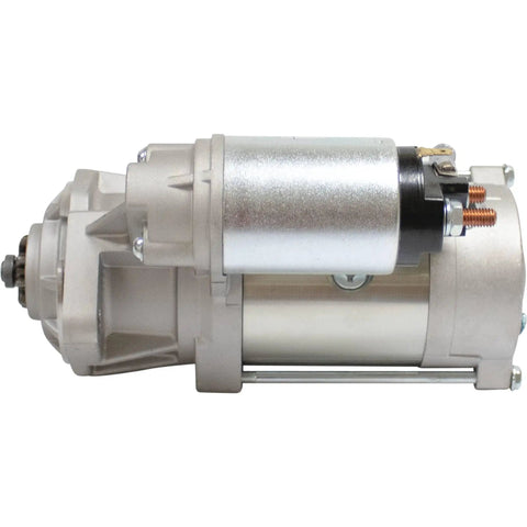 12V 9 Tooth Starter Replacement For New Holland Boomer Tractors MT40006954 MT40334005, side view of durable build