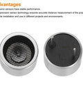 10 Pack Ultrasonic Distance Sensor Module TCT40-16T High Precision Distance Measuring Transducer Ultrasonic Sensor For Accurate Object Detection, front and back view