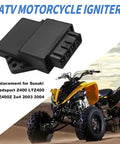 CDI Ignition Box Replacement For Suzuki Quadsport Z400 LTZ400 2x4 2003 2004, plug-and-play installation, durable plastic housing