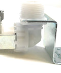 Dishwasher Valve Replacement WD15X26140 265D2393P001 side view showing metal bracket and connector