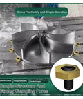 Beefy Hex Eccentric Clamps 6 Pack Stainless Steel Workholding Fixtures With Nuts For Thread M4 M5 M6 M8 M10 M12 M16