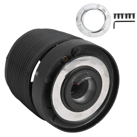Beefed Up Performance Steering Wheel Hub Adapter Racing Kit For MK4 1998 2009 Aluminum Durable Connector with six screws