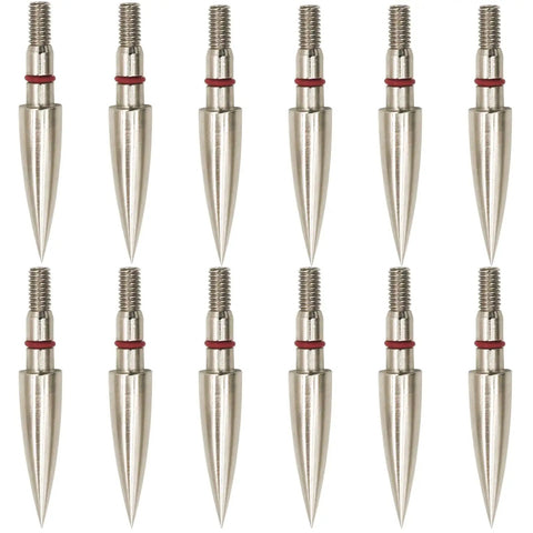 Archery Field Points Practice Tips 100 125 150 200 300 Grains Screw In Arrow Tips For Recurve And Compound Bow