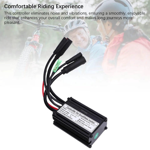 Seamless Sine Wave Electric Bike Motor Controller For 250W And 350W Motors Aluminum Alloy Housing 6 Tube Design