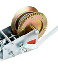600 Lb Hand Winch With 26.3 Ft Steel Cable, Two Way Adjustable Manual Crank Winch For Boats, ATVs, Trucks, Trailers, And Marine Use