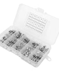 Top Tier Fuse Assorted Kit Loaded With Fast Blow Glass Fuses For Heavy Duty Electronics And Industrial Repairs Includes Solid 5X20 Mm Tubes, assorted fuses in clear box.