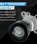 Drive Belt Tensioner Serpentine Belt Idler Pulley Kit For Nissan Altima 3.5 L V6 2007 2013 Maxima Murano 2009 2014 Replacement