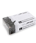 Nitrile Disposable Gloves Extra Large Black Powder Free Industrial Grade Latex Free Dispenser Pack 100 Count Box