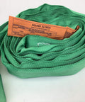 Green Poly 6 Foot Endless Round Sling Workhorse With 5300 Lbs Vertical WLL And 10600 Lbs Basket WLL Heavy Duty Lifting Sling