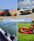 Beefy Heavy Duty Trailer Coupler Pin Pack Of 4 Zinc Plated Carbon Steel Hitch Pin used with tractor, boat, and lawnmower