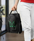 Person holding Personalized Golf Shoe Bag For Men And Women With Custom Monogram And Embroidered Initials Four Color Options Durable Polyester Golf Accessory Bag A Thoughtful Gift For Golf Lovers And Valentines Day