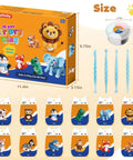 Air Dry Clay Kit For Kids With 12 Animal Crafts Colorful Modeling Clay And Sculpting Tools Step By Step Tutorials Safe Nonstick Diy Art Set