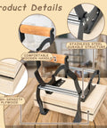 Linocut Printing Hand Lever Press for Linoleum Blocks Manual Press with comfortable wooden handle and high-density plywood.