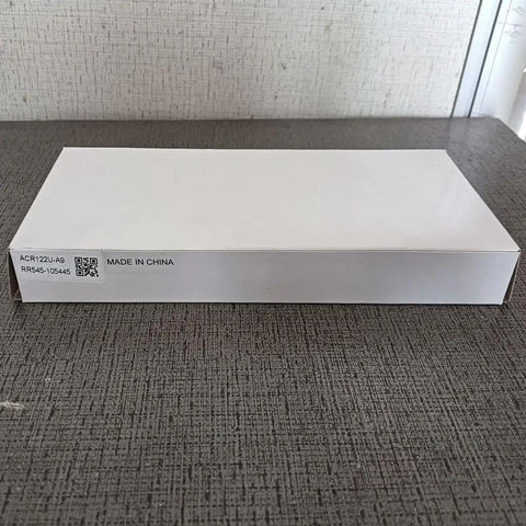 Box packaging of NFC Reader Writer Kit ACR122U With 5 NTAG213 Tags And 2 UID MF1 Cards Plus Free Software SDK