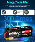 Beefy 3S 11.1V 80C 5200mAh RC LiPo Battery With Durable Hard Case EC5 Connector displayed with performance highlights.
