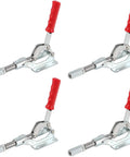 4 Pack Heavy Duty Push Pull Toggle Clamps Featuring Quick Release Lever And Tough As Nails Grip With Galvanized Steel Construction
