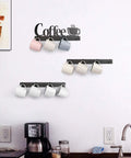 Coffee Mug Wall Rack With 12 Heavy Duty Hooks And Metal Sign For Coffee Bar Kitchen And Office Space Saving Wall Mounted Mug Organizer