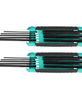 Top Tier 8 In 1 Folding Hex Key Wrench Kit Booms With Wide Size Range From 1.5mm To 8mm For Snazy Home Garage Jobs Using High Torque Chrome Vanadium Steel For Tightening Screws Like A Pro, folded hex key sets open
