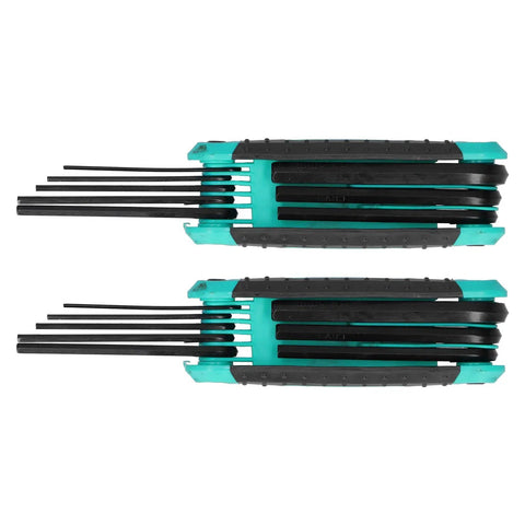 Top Tier 8 In 1 Folding Hex Key Wrench Kit Booms With Wide Size Range From 1.5mm To 8mm For Snazy Home Garage Jobs Using High Torque Chrome Vanadium Steel For Tightening Screws Like A Pro, folded hex key sets open