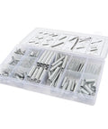 Massive 200 Piece Compression And Extension Springs Kit With 20 Cool Styles Plus Zinc Plated Steel For Tough Car Repair And Awesome DIY Projects To Get It Done Right, plastic organizer