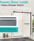 Gray Sliding Shower Door Bottom Track For One Half Inch And Three Eighth Inch Track Grooves, Compatible With Glass Doors Seven Sixteenth Inch And Five Sixteenth Inch Thick, Durable Replacement Two Pack For Easy Installation And Smooth Sliding, shown installed in a bathroom setting.