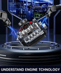 Visible V8 Engine Kit That Actually Runs Hands On Build Your Own Car Motor Model with realistic piston and turbocharger display
