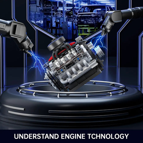 Visible V8 Engine Kit That Actually Runs Hands On Build Your Own Car Motor Model with realistic piston and turbocharger display