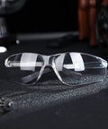 30 Pairs Safety Glasses Bulk Pack For Men And Women Protective Eyewear Goggles UV Protection clear lenses on table