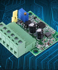 PWM To Analog Converter Module 0-10V Output For PLC And Industrial Control, showing circuit board with connectors and components