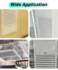 Heavy Duty Aluminum Louvered Vent Access Panel Custom Cut Sizes For Drywall Hatch installed in various locations including wall and ceiling.