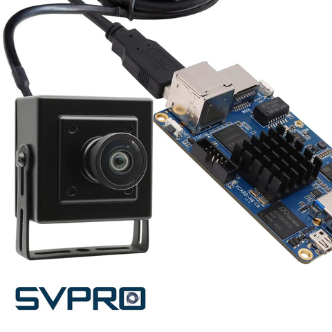 5MP USB Camera With 30FPS Wide Angle For Computer and 3D Printer IMX335 Sensor and circuit board, plug-and-play setup