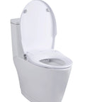 Elongated Non Electric Bidet Seat With Dual Nozzles, Ultra Low Profile, Boss-Level Spray That Goes From Power To Gentle