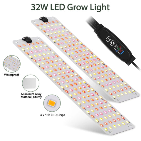 Four Tier Indoor Mini Greenhouse With Grow Lights 32W Full Spectrum Plant Light showing LED strips and control panel