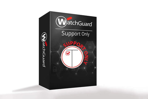 WatchGuard Support Only box design, featuring logo and clear text, showcasing Bulletproof Enterprise Firewall Setup Built For Seamless Failover Advanced Vpn Tunneling And Sharp Intrusion Prevention Plus One Year Standard License For Totally Stress Free Network Ops.