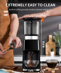 Conical Burr Espresso Coffee Grinder Electric With Precision Timer 2.0 Touchscreen Adjustable Burr Mill