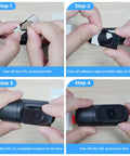 Installation steps for CPL 300 Dope Anti Glare Circular Polarizing Filter For A229 A229 Plus A229 Pro A139 A139 Pro T130 Rear Camera