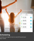 Smart 3 Way Light Switch With Neutral, 2.4GHz WiFi, Works With Alexa And Google Home, UL Certified, app scheduling feature