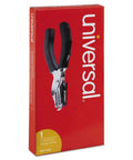 Box of Eight-Sheet Handheld One-Hole Punch for Quick Paper Punching with One Quarter Inch Holes, showing product image and brand name.