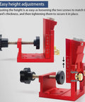 Heavy Duty Pocket Hole Jig Kit With Dual Scale Sliders And Precision 15 Degree Angle For Knockout Cabinet Joints and adjustments