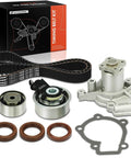 Beefed Up Timing Belt Kit With Water Pump And Tensioner For 2.0L Hyundai Elantra Tiburon Tucson And Kia Soul 2006 Through 2012