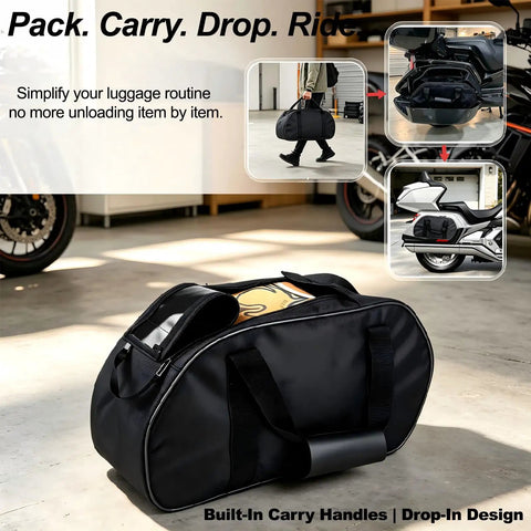 Top Shelf Motorcycle Saddlebag Liners For Honda Goldwing GL1800 F6B 2018 Through 2024 Hella Durable Padded Inserts Sweet Custom Fit Hard Bag Side Cases