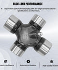 5-460X Greaseable U-Joint Kit For 1310 And 1350 Series Outside Snap Ring Style OSR Universal Joint Side Zerk Lubrication Driveline Conversion